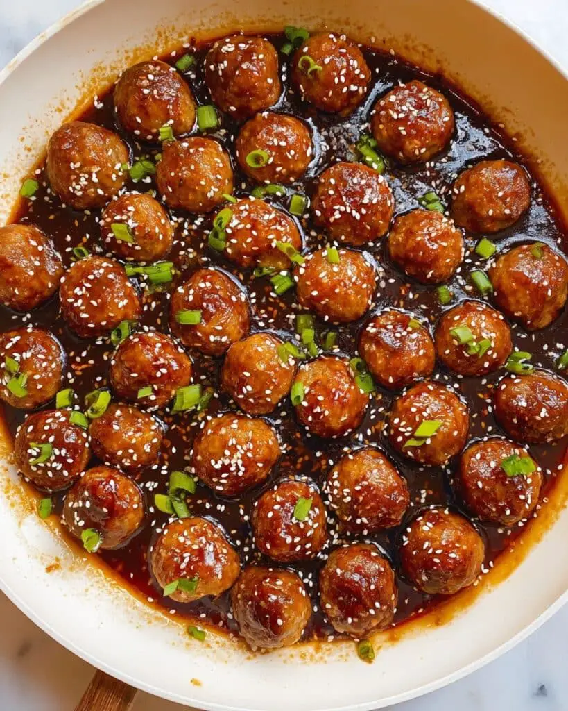 Saucy Asian Meatballs Recipe