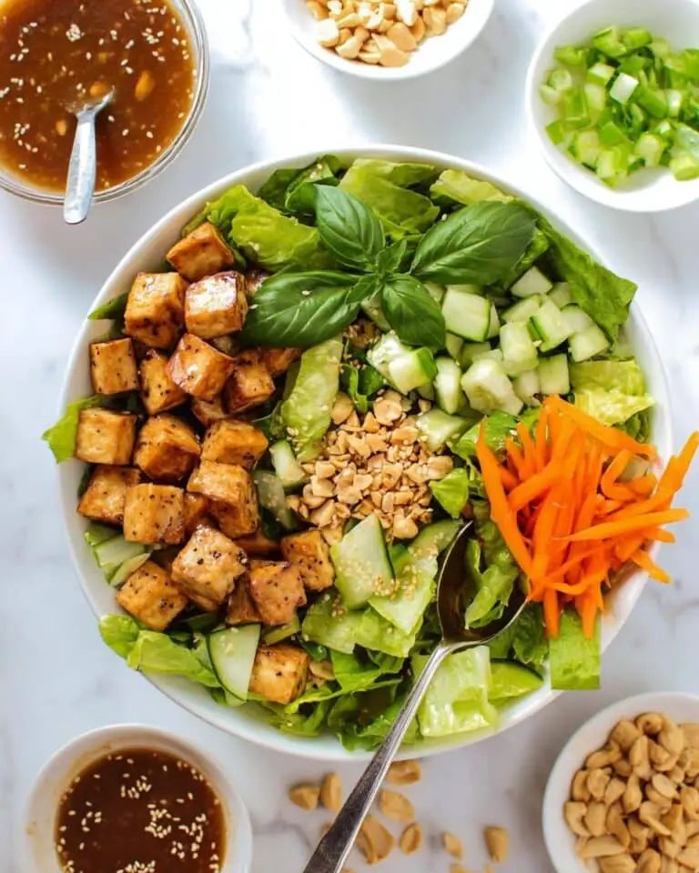 Tofu Salad with Savory Dressing Recipe