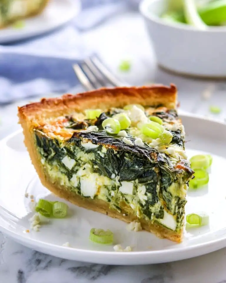 Greek Spinach Pie with Potato Crust Recipe