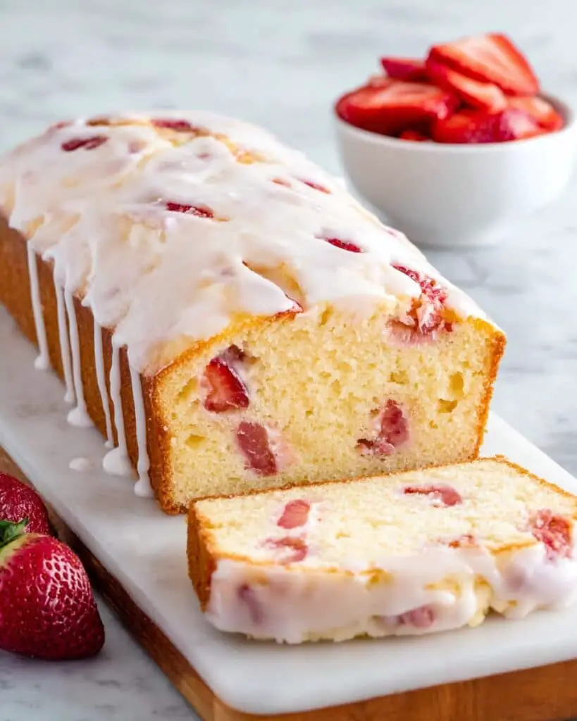 Strawberry Bread with Vanil la Glaze Recipe