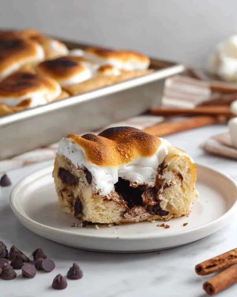 S’mores Cinnamon Rolls Recipe