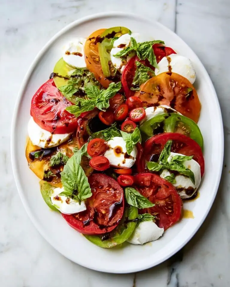Caprese Salad with Balsamic Reduction Recipe
