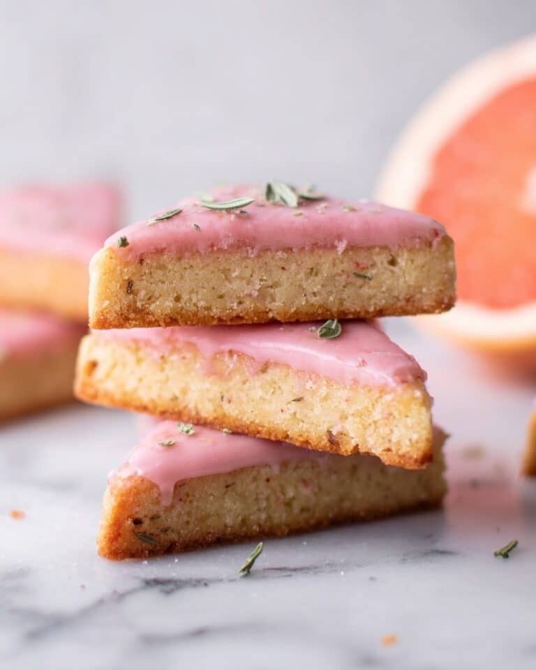 Pink Grapefruit and Thyme Vegan Shortbread Recipe