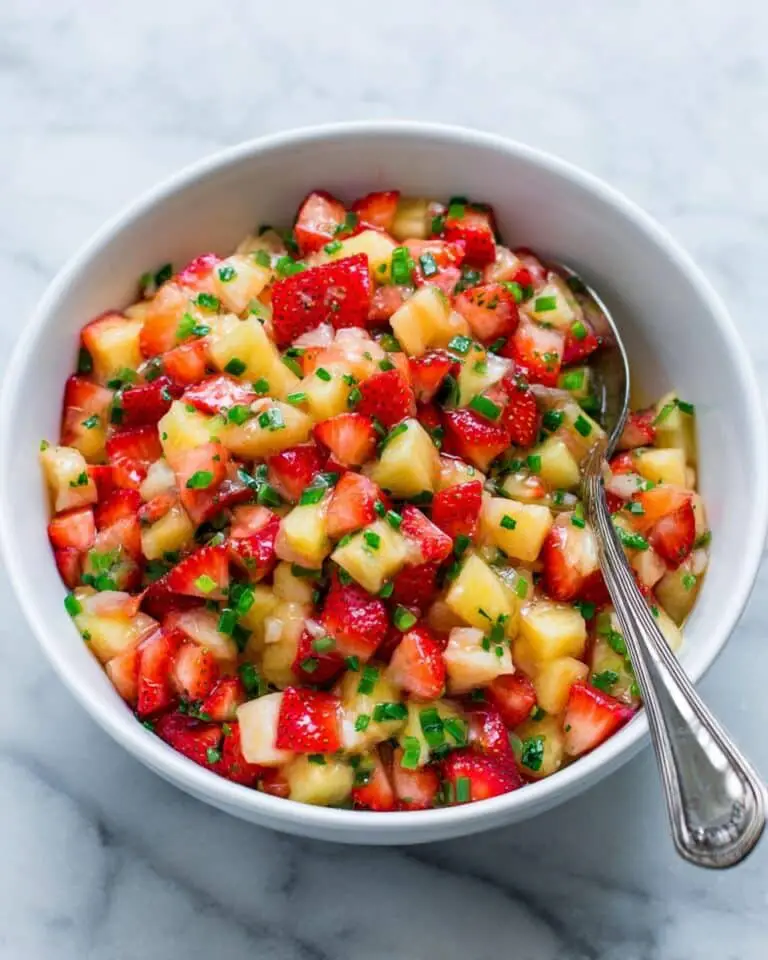 Fresh Rhubarb Salsa (Sweet & Tangy Spring Salsa) Recipe