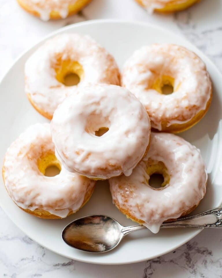 Baked Lemon Donuts with Lemon Glaze Recipe