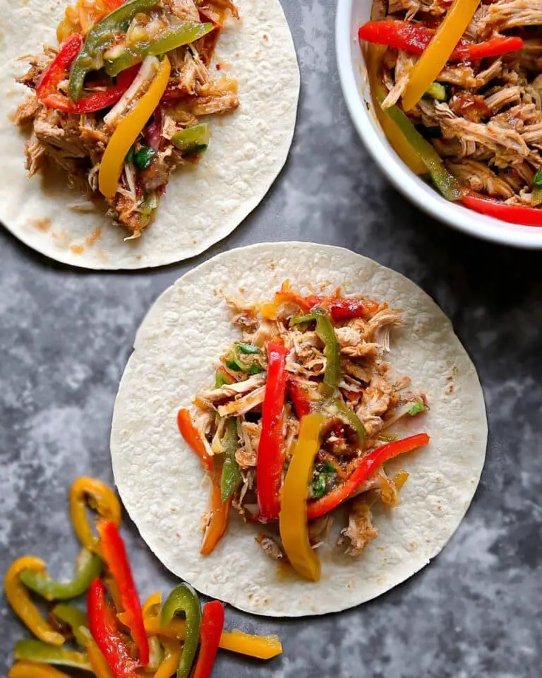 Slow Cooker Chicken Fajitas Recipe