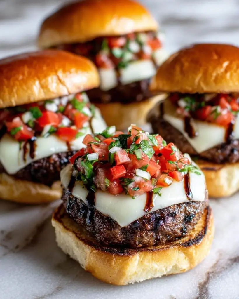 Bruschetta Burgers Recipe