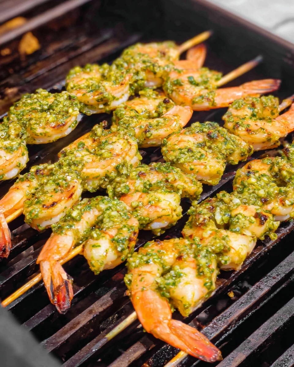 Grilled Pesto Shrimp Recipe