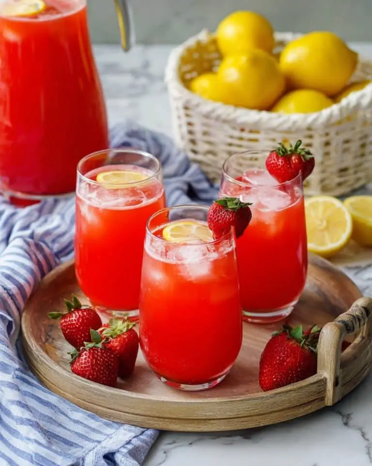 Homemade Strawberry Lemonade Recipe