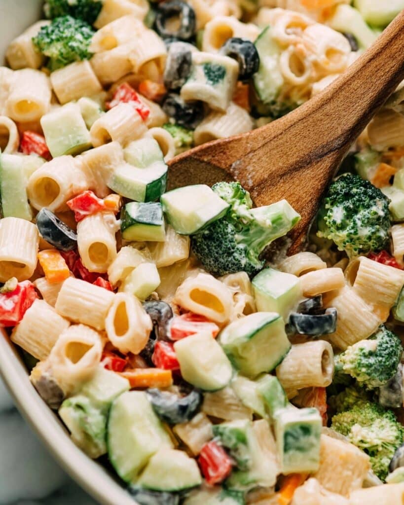 Creamy Vegetable Pasta Salad Recipe