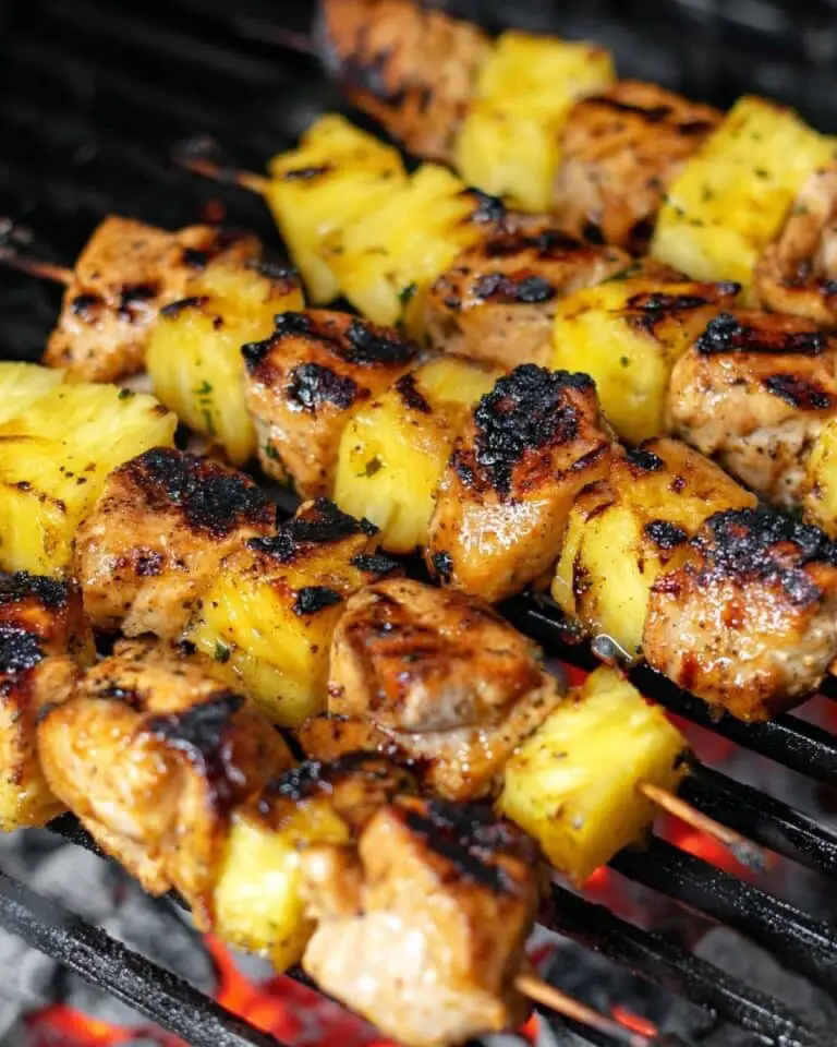 Pineapple Chicken Kebabs Recipe