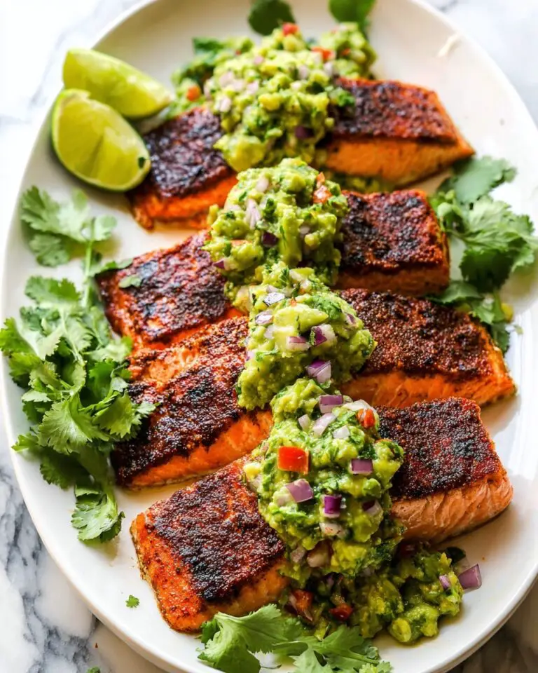 Grilled Salmon with Spicy Avocado Salsa Recipe