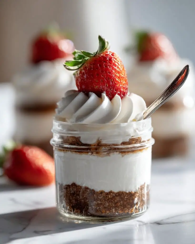 No Bake Cheesecake Mousse Cups Recipe