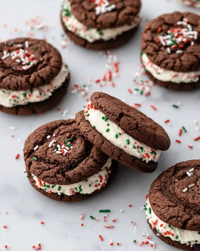 Homemade Oreo Cookies with Cream Cheese Frosting Recipe