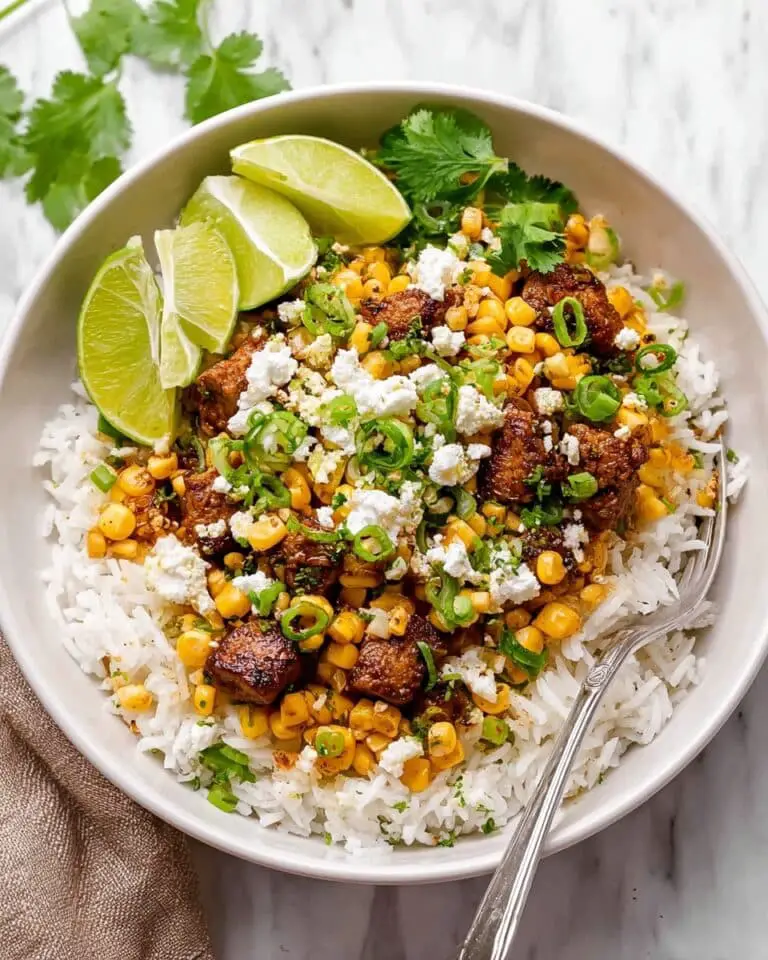 Street Corn Chicken Rice Bowl Recipe
