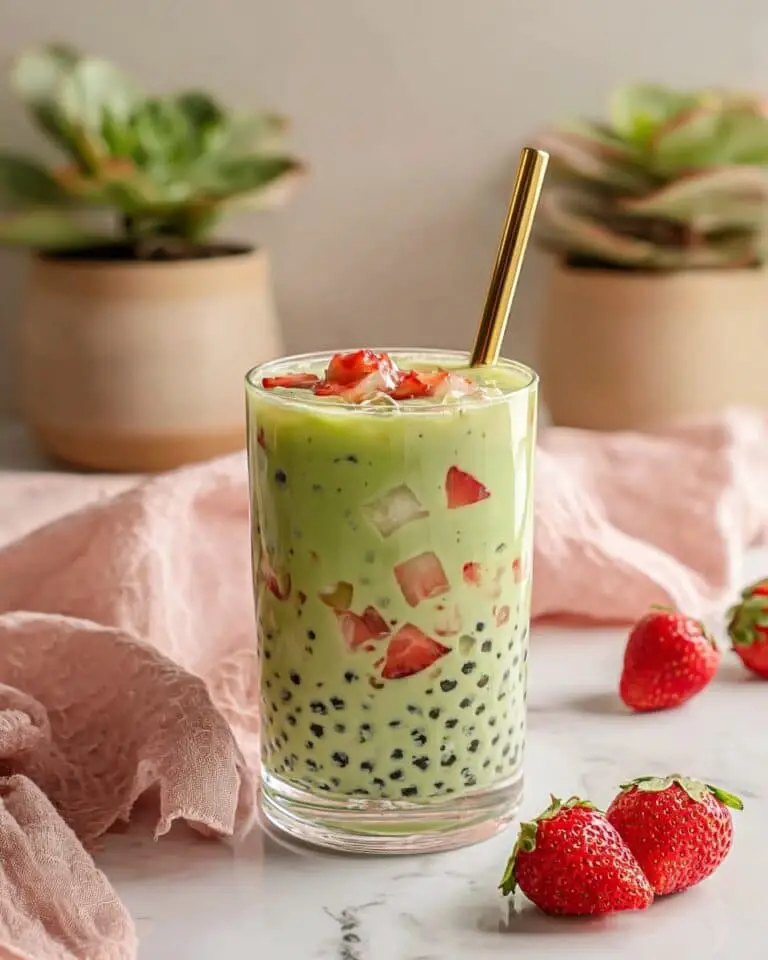 Strawberry Matcha Sago Recipe