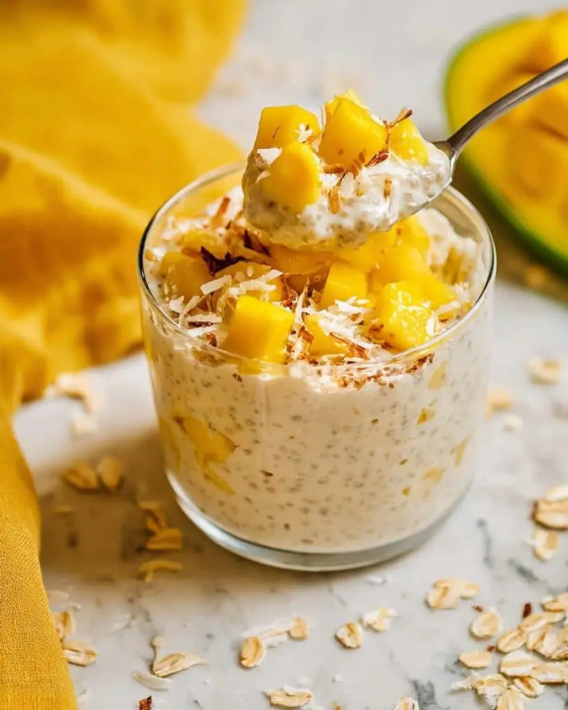 Mango Overnight Oats Recipe