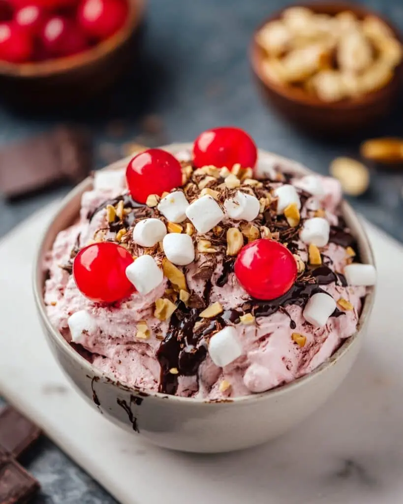 The Best Banana Split Fluff Recipe