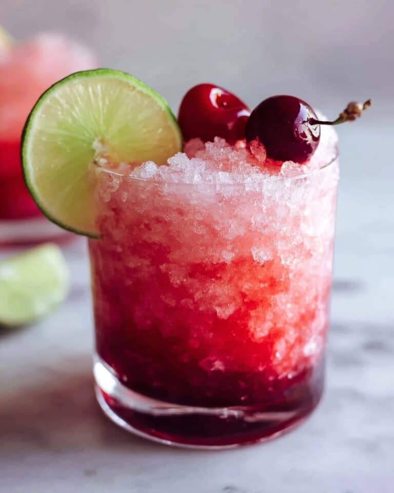 Honey Sweetened Fresh Cherry Limeade Recipe
