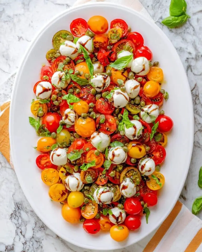 Cherry Tomato Caprese Salad Recipe