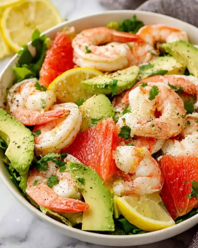 Shrimp Salad with Avocado and Grapefruit Recipe