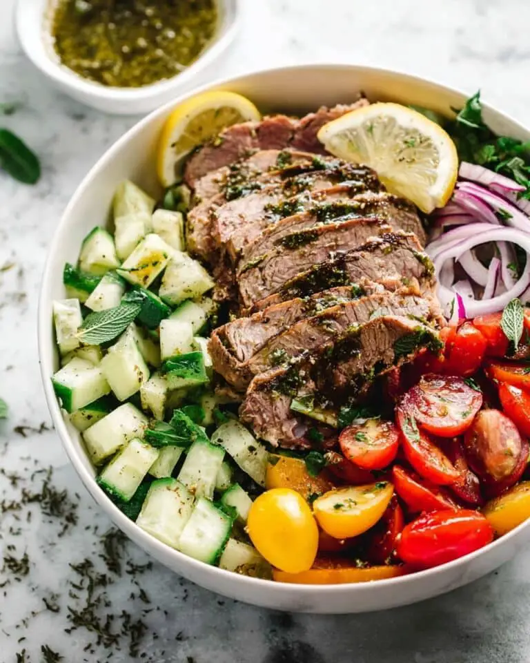 Steak Salad with Dijon Balsamic Dressing Recipe