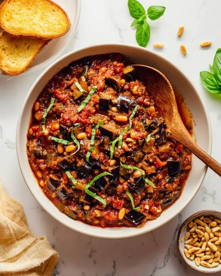 White Bean Eggplant Caponata Recipe