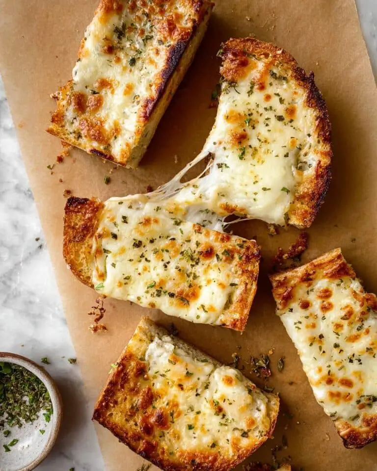 Easy Cheesy Garlic Bread Recipe
