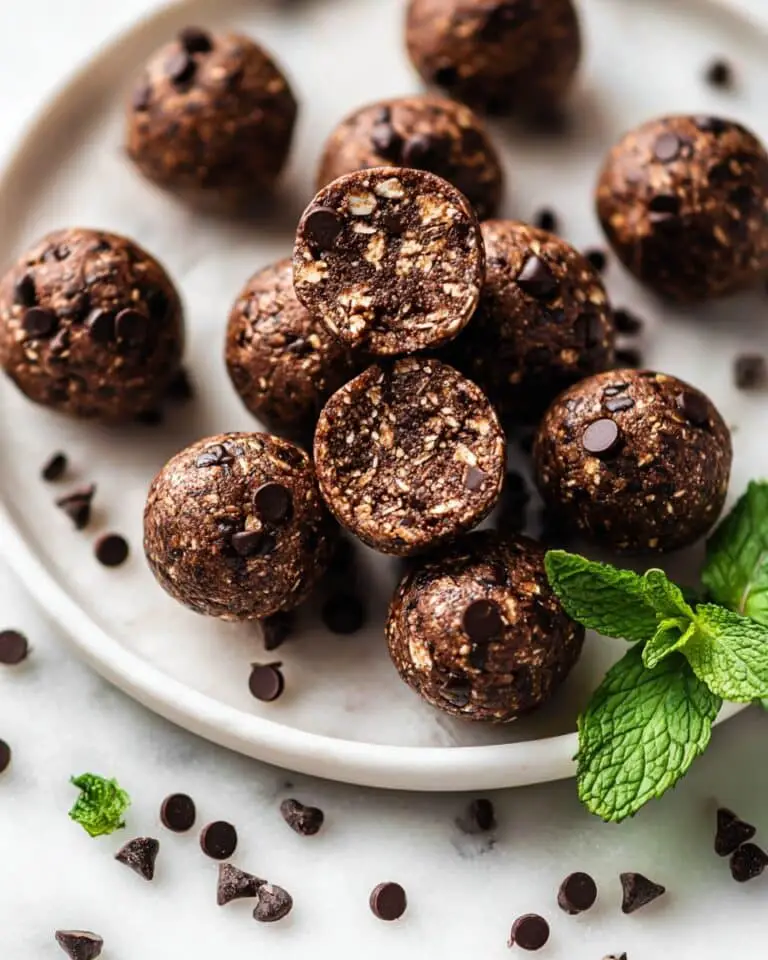 Mint Chocolate Protein Balls Recipe