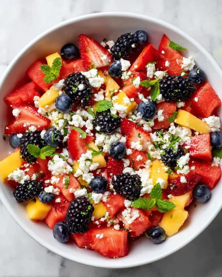 Red, White, and Blue Fruit Salad Recipe