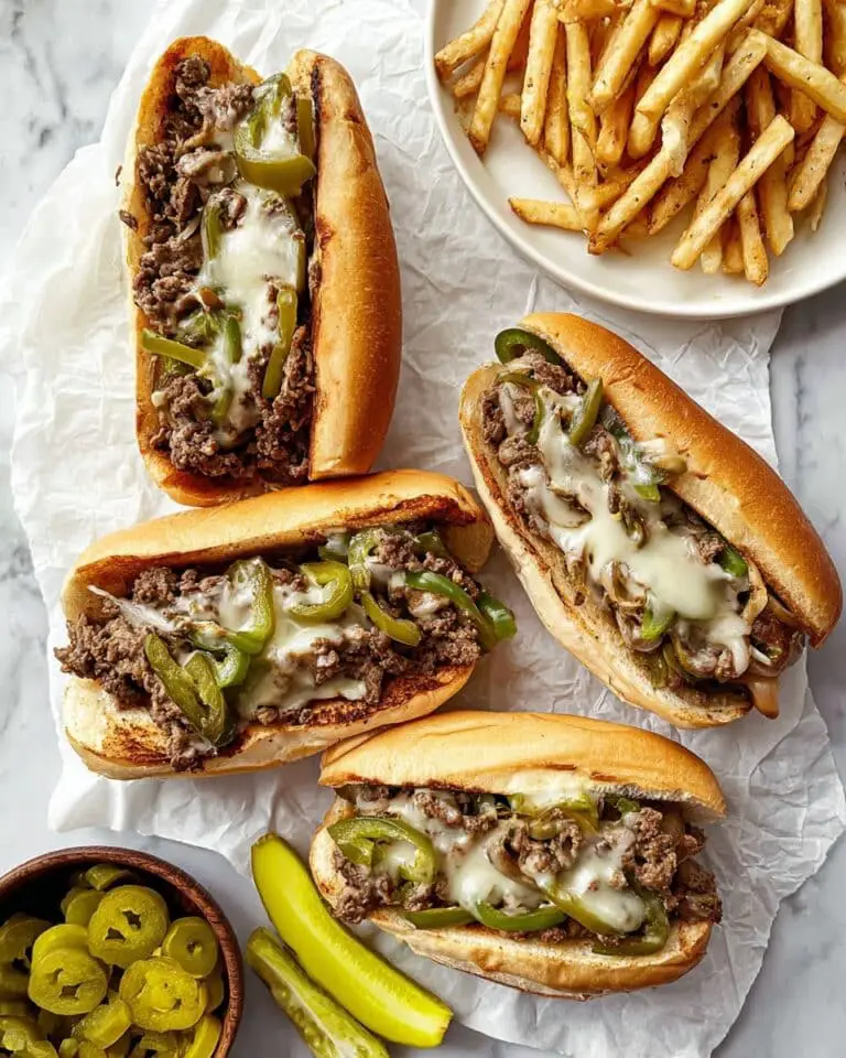 Easy Homemade Philly Cheesesteak Sandwiches Recipe