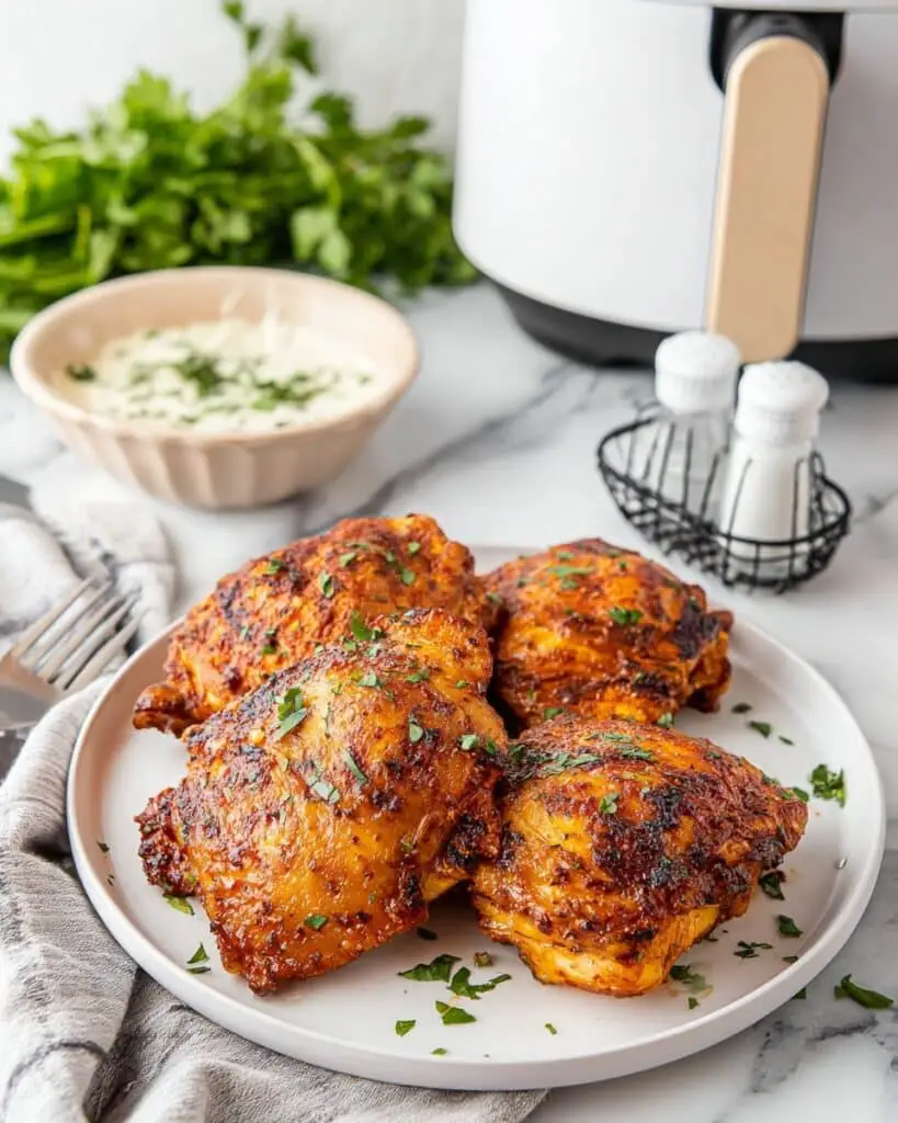 Air Fryer Chicken Thighs Recipe