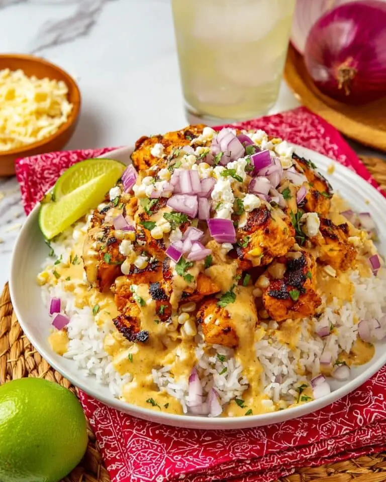 Street Corn Chicken and Rice Bowls Recipe