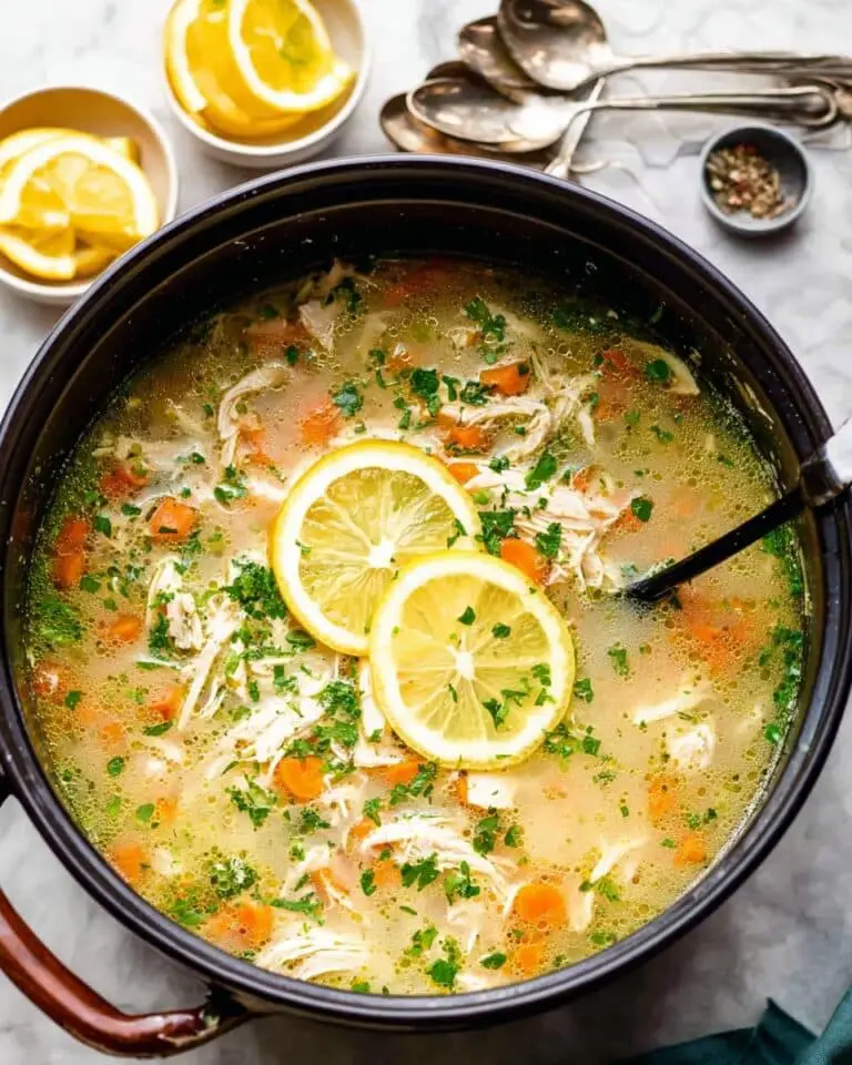 Lemon Chicken and Rice Soup Recipe