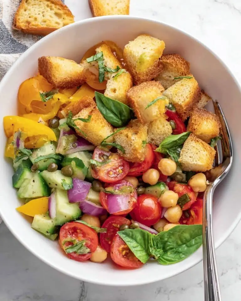 Panzanella Salad (Tomato and Bread Salad) Recipe