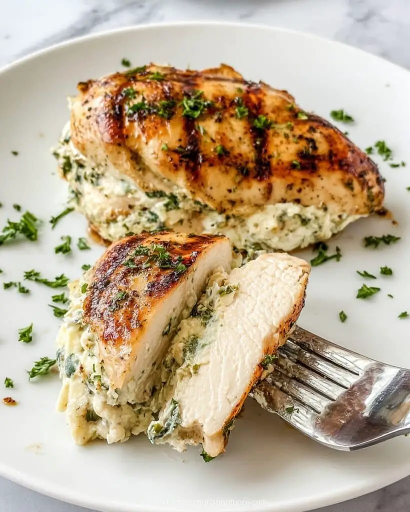 Copycat Ruth’s Chris Stuffed Chicken Breasts Recipe