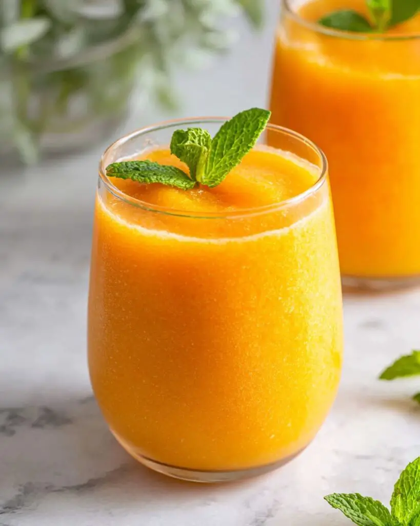 Frozen Peach Bellini Recipe