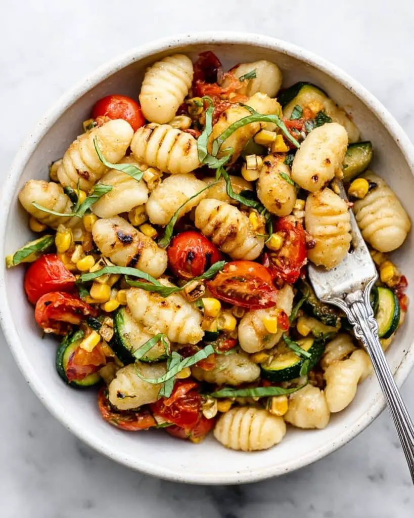 Summer Gnocchi with Veggies, Herbs, and Lemon Recipe