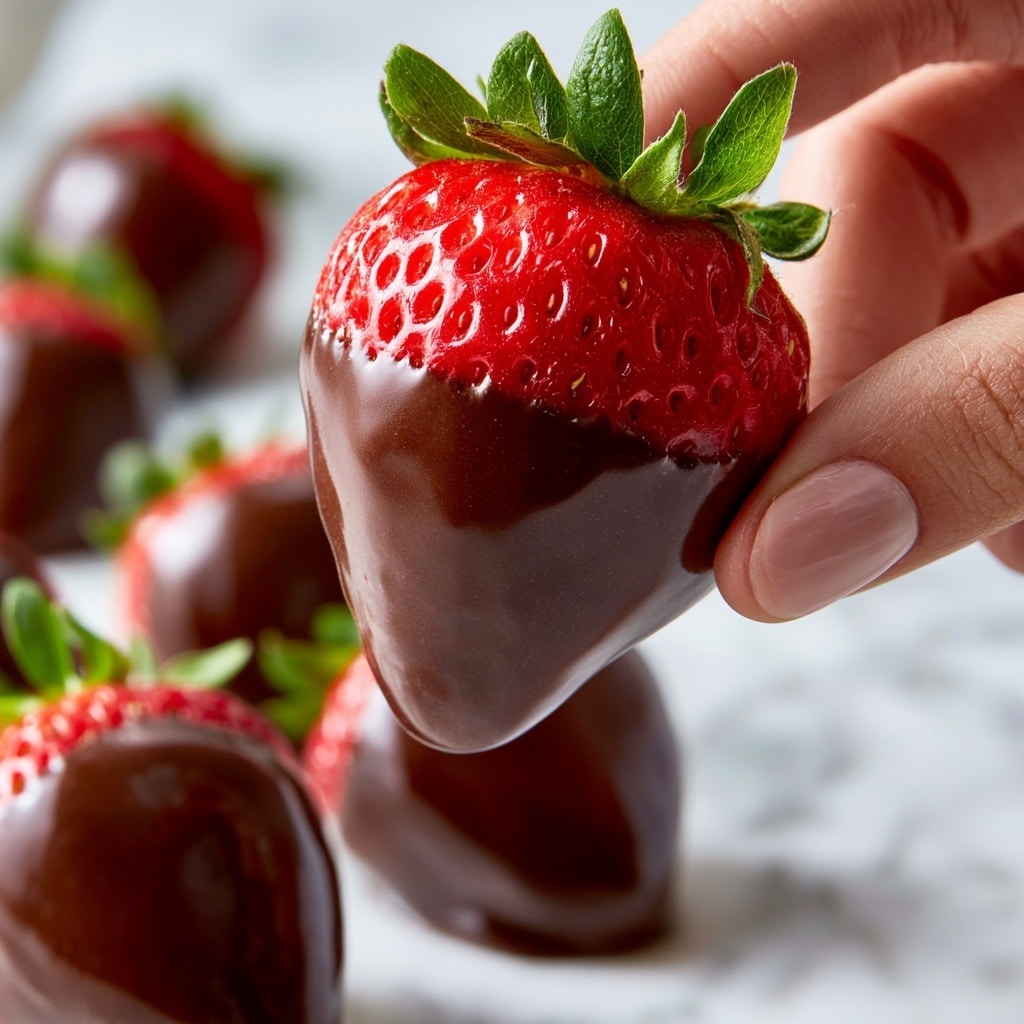 Easy Chocolate Covered Strawberries Recipe