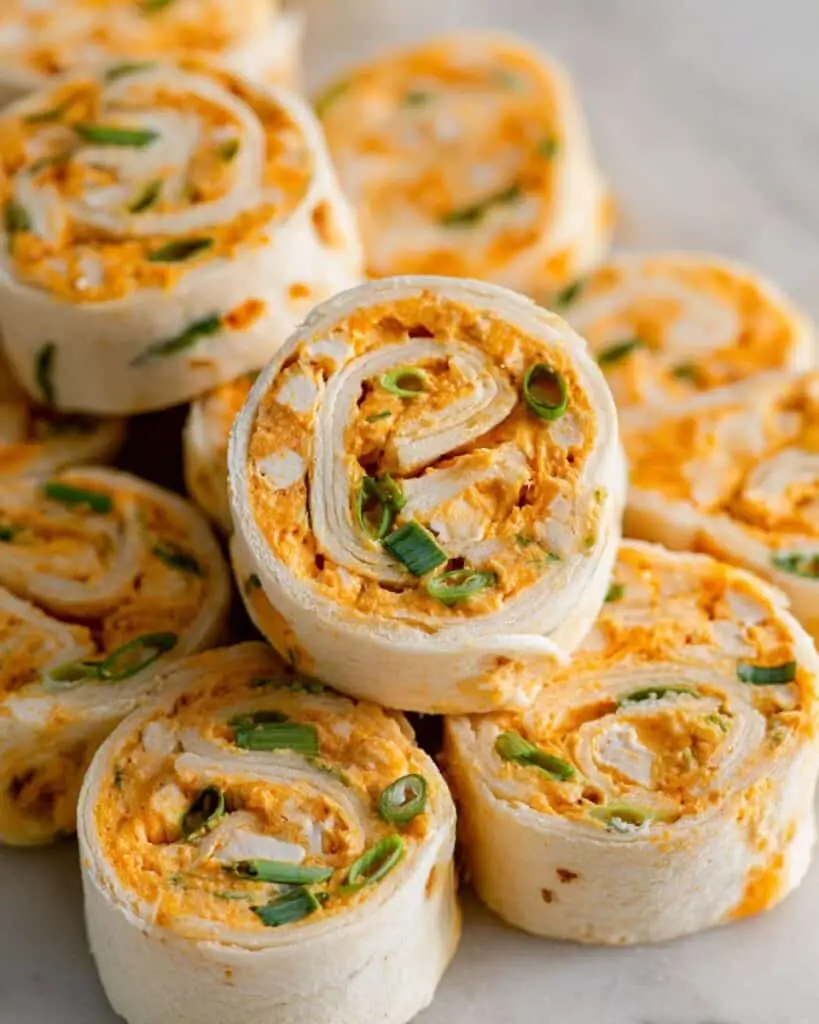 Buffalo Chicken Pinwheels Recipe