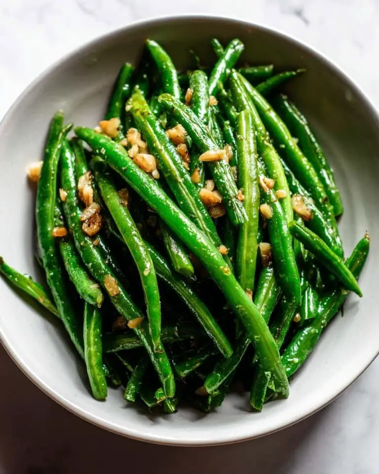 Din Tai Fung Style Crispy Blistered Green Beans Recipe