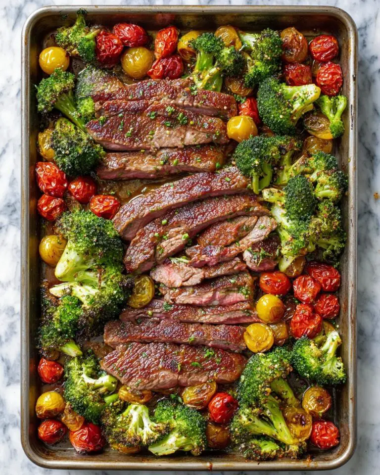 Sheet Pan Steak and Veggies Recipe