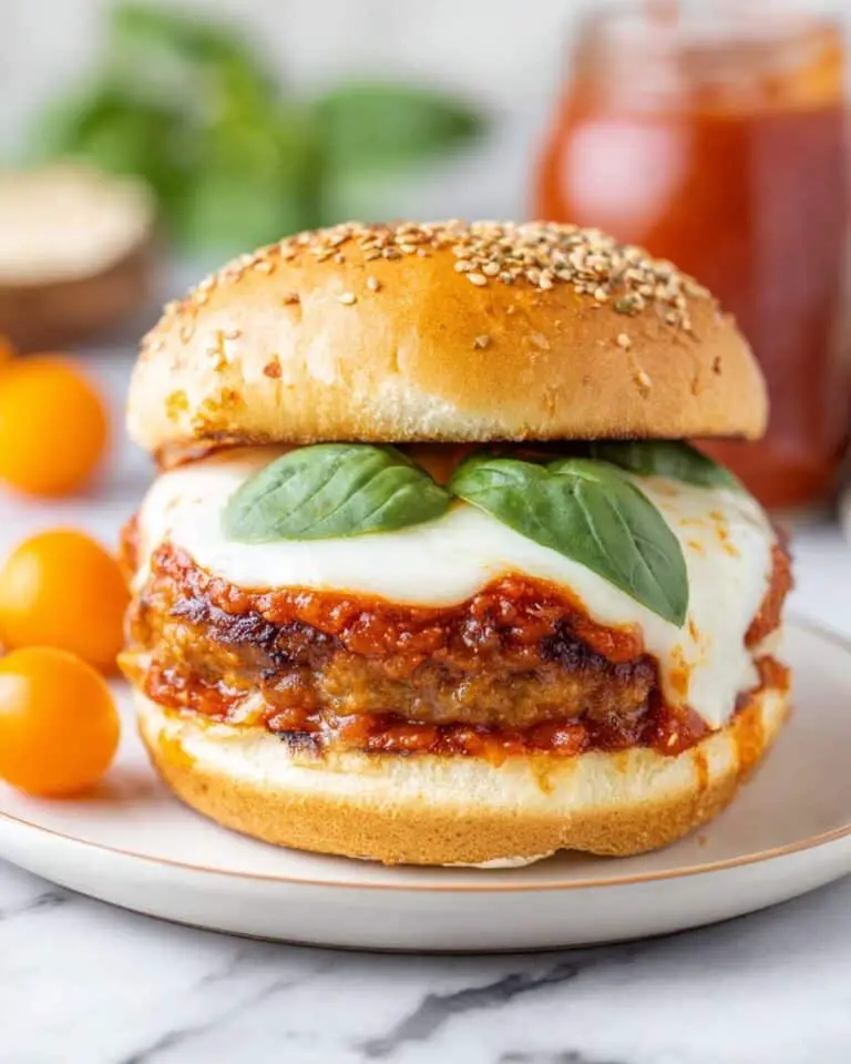 Chicken Parm Burgers Recipe