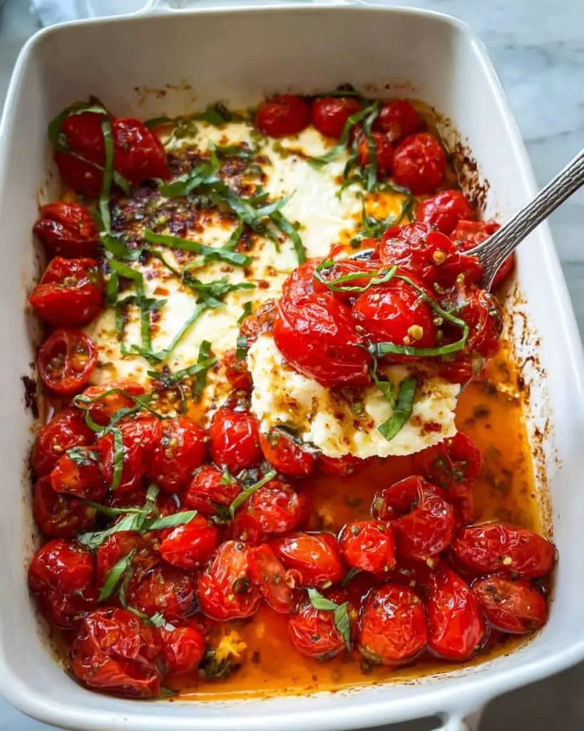 Broiled Feta and Tomato Appetizer Recipe