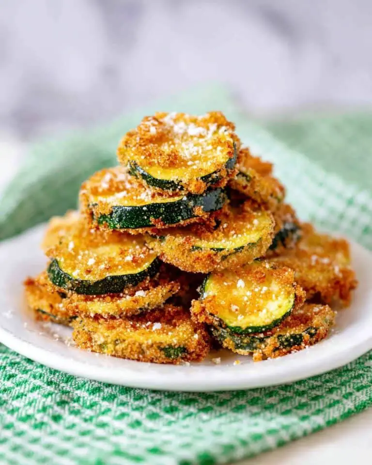Crispy Fried Zucchini with Parmesan Recipe