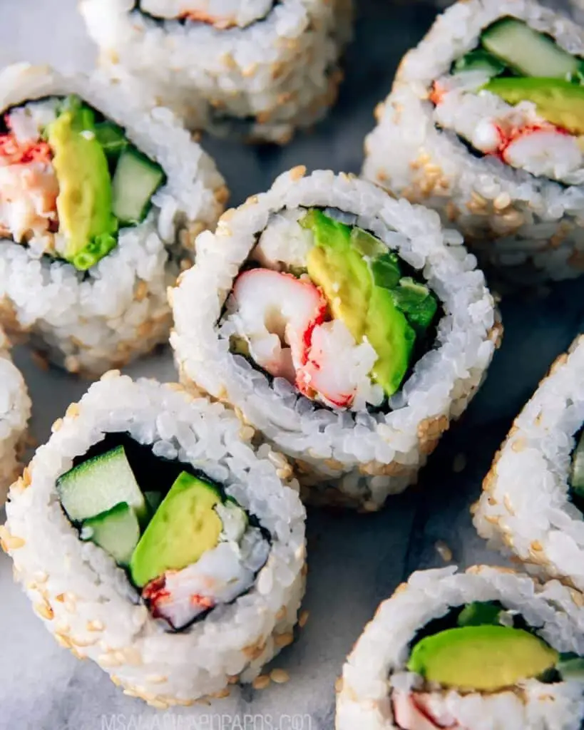 Quick and Easy California Sushi Roll Recipe