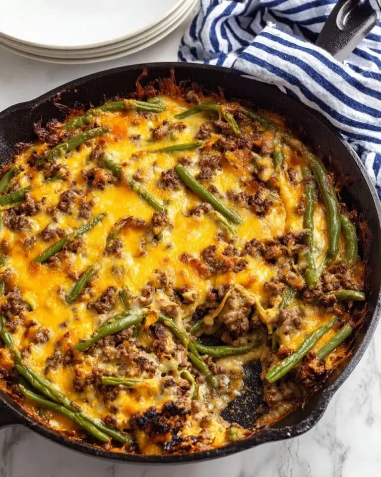 Hamburger Green Bean Casserole Recipe