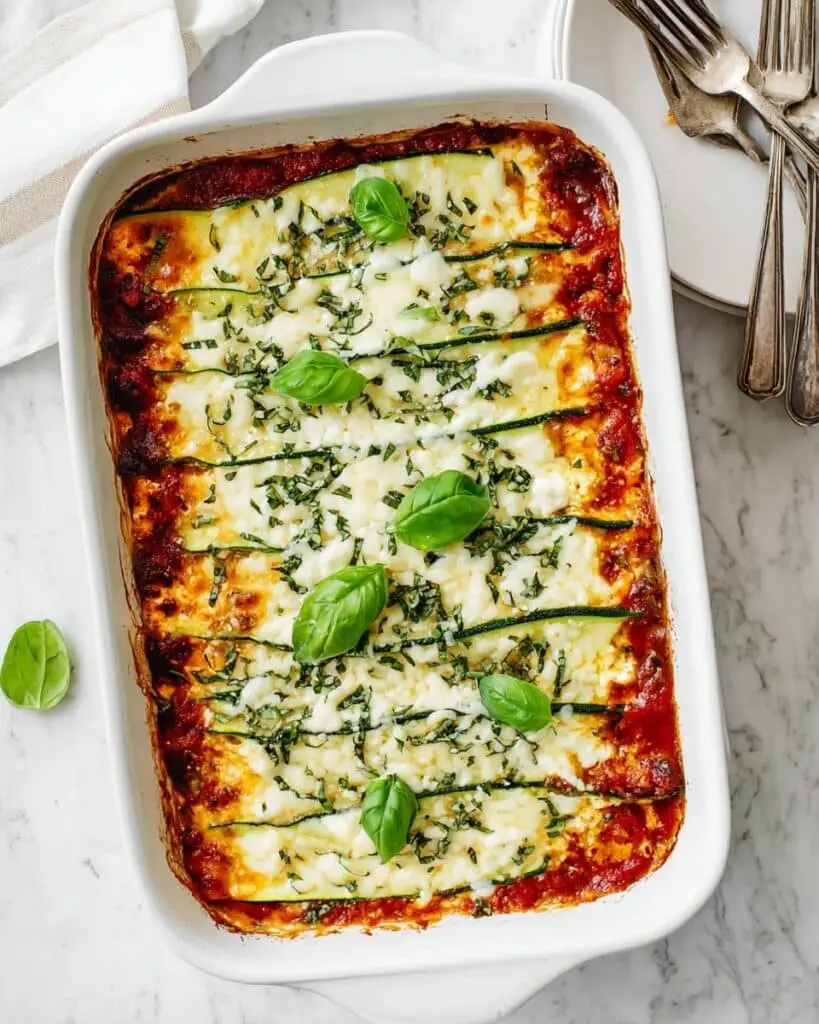 Zucchini Lasagna (Not Watery) Recipe