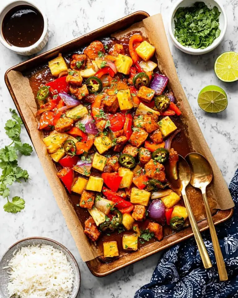 Sheet Pan Hawaiian Chicken Recipe