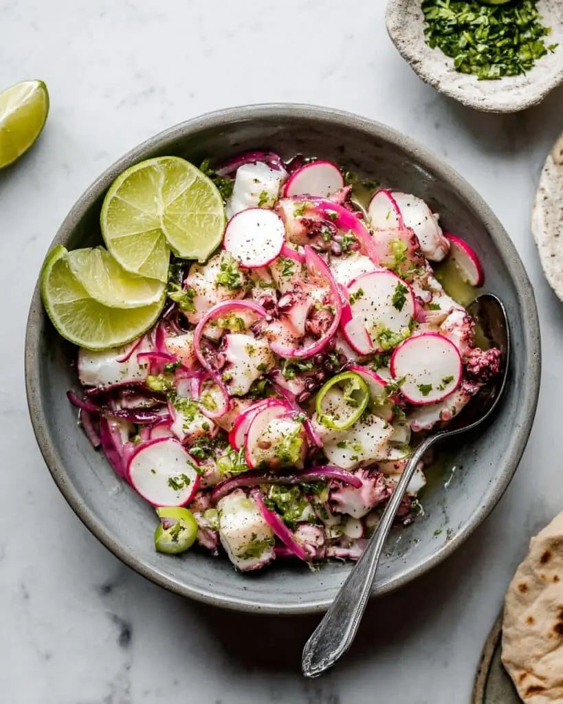 Octopus Ceviche (Ceviche de Pulpo) Recipe